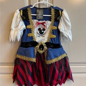 Mickey Disney Cruise Pirate Costume Size XS